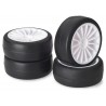 Wheel Set Onroad "15 Spoke / Slick" white 1:10 (4 pcs)