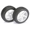 Wheel Set Buggy "5 Spoke / Dirt" white 1:8 (2 pcs)