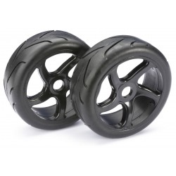 Wheel Set Buggy "Street" black 1:8 (2)