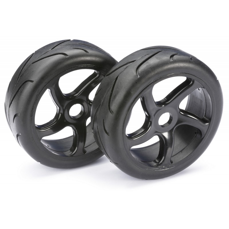 Wheel Set Buggy "Street" black 1:8 (2)
