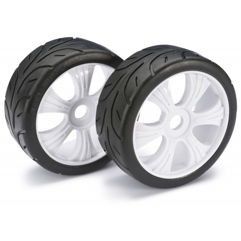 Wheel Set LP Buggy "Street" white 1:8 (2)