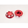 Wheel Nut Caps 17mm / 1.0 red (4)