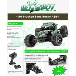 ABSIMA 1:10 EP Sand Buggy ASB1 4WD RTR Waterproof (inkl batteri/laddare)