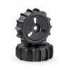 Wheel Set Buggy Disc "Sandpaddle" black 1:8 (2)