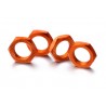 Hex locknut 17mm orange (4)