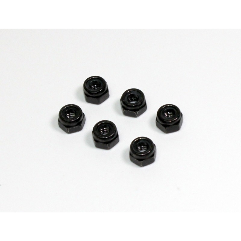 Nylon Self-lock Nut M4 (6) Buggy/Truggy