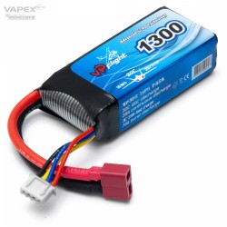 Vapex Li-Po Batteri 3S 11,1V 1300mAh 30C T-Kontakt