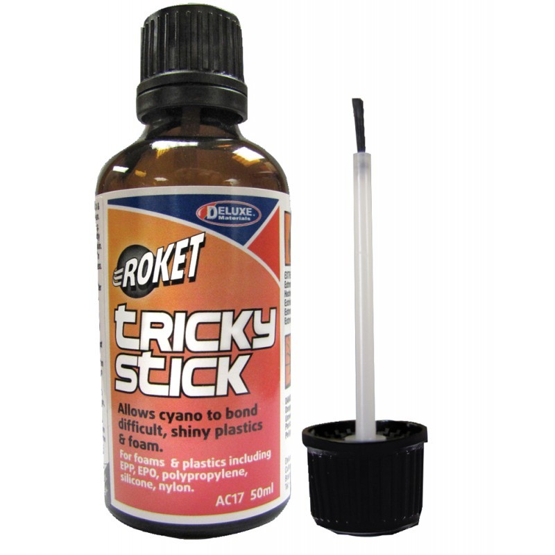 Tricky Stick primer för CA limning mot EPP, EPO etc, 50ml Tricky Stick primer för CA limning mot EPP, EPO etc, 50ml