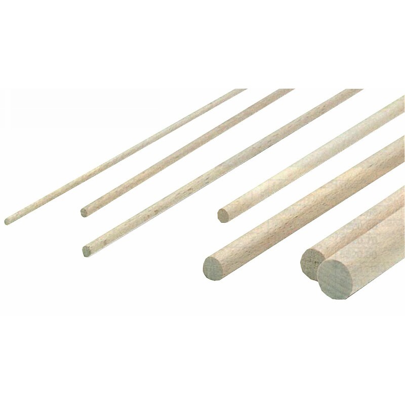 Rundstav 8x1000mm (björk)