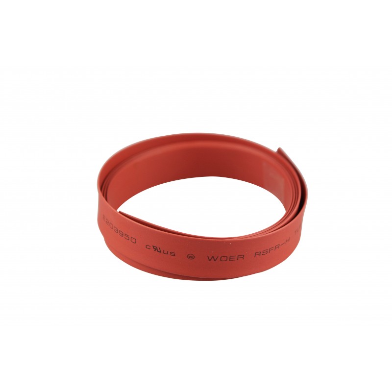 Krympslang Ø8mm x 1m röd