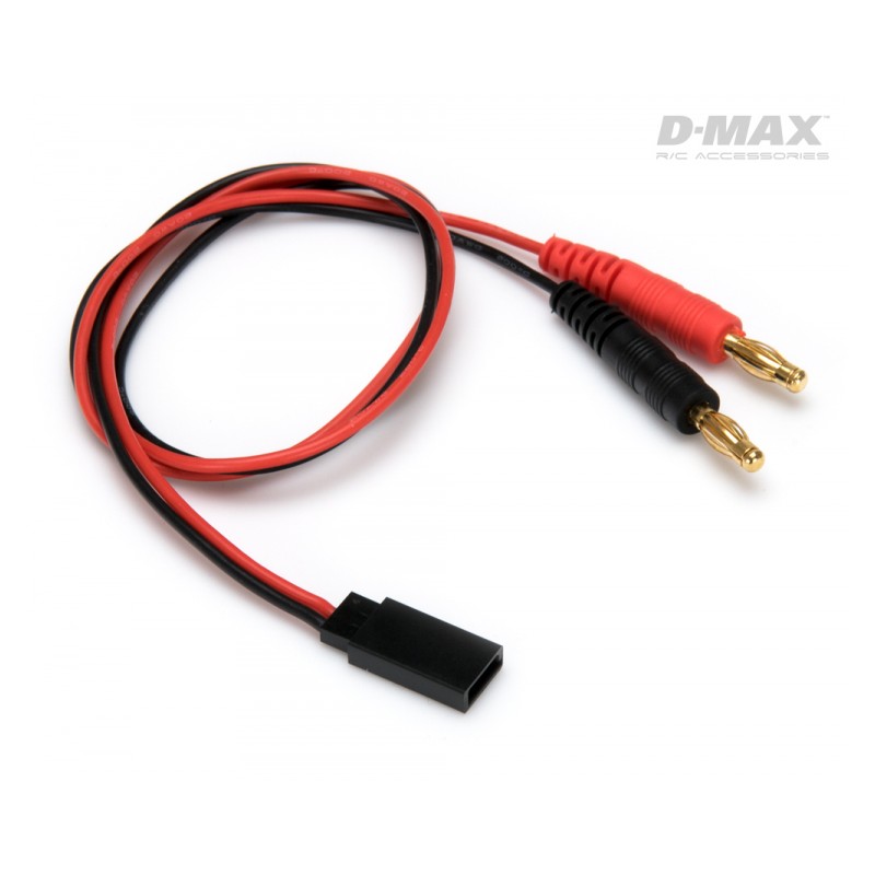 Laddkabel Futaba RX med 14mm banankontakter