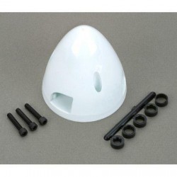 Spinner 64 mm vit för 3-blad prop.