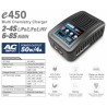 SkyRC e450 Laddare LiPo/LiFe/LiHV 2-4S,NiMH 6-8 50W 240VAC